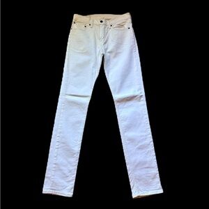 Levi’s denim 511 classic white jeans.  Size 31 x 36.